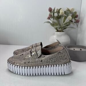 Ilse Jacobsen Tulip 3868 Roxy Slip-On Loafer Sneaker Taupe Women's 36/6